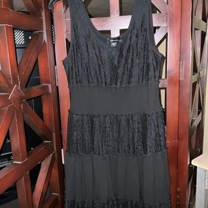 FLIRTY BLACK LACE DRESS
